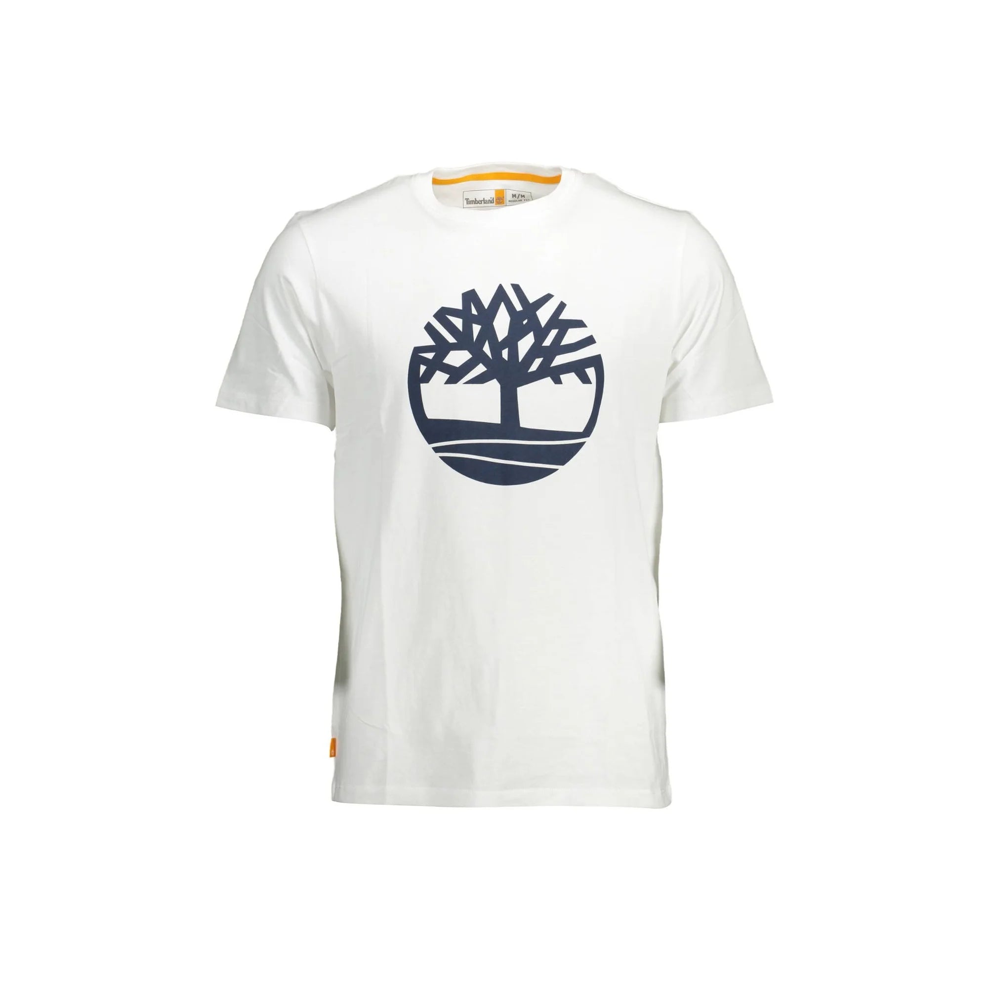 Timberland T-Shirt Maniche Corte Uomo Bianca Stampa Logo Bianco - foto prodotto